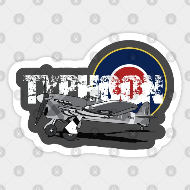 Typhoon Sticker by Limey_57